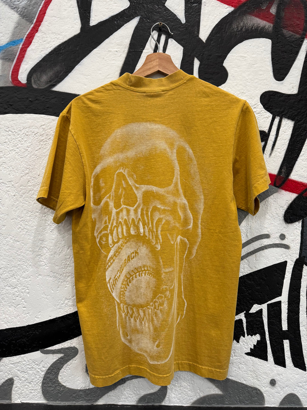 90’s Baseball Mouth Tee (Mustard)