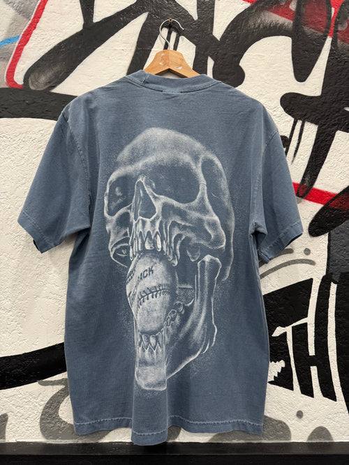 90’s Baseball Mouth Tee (Denim)