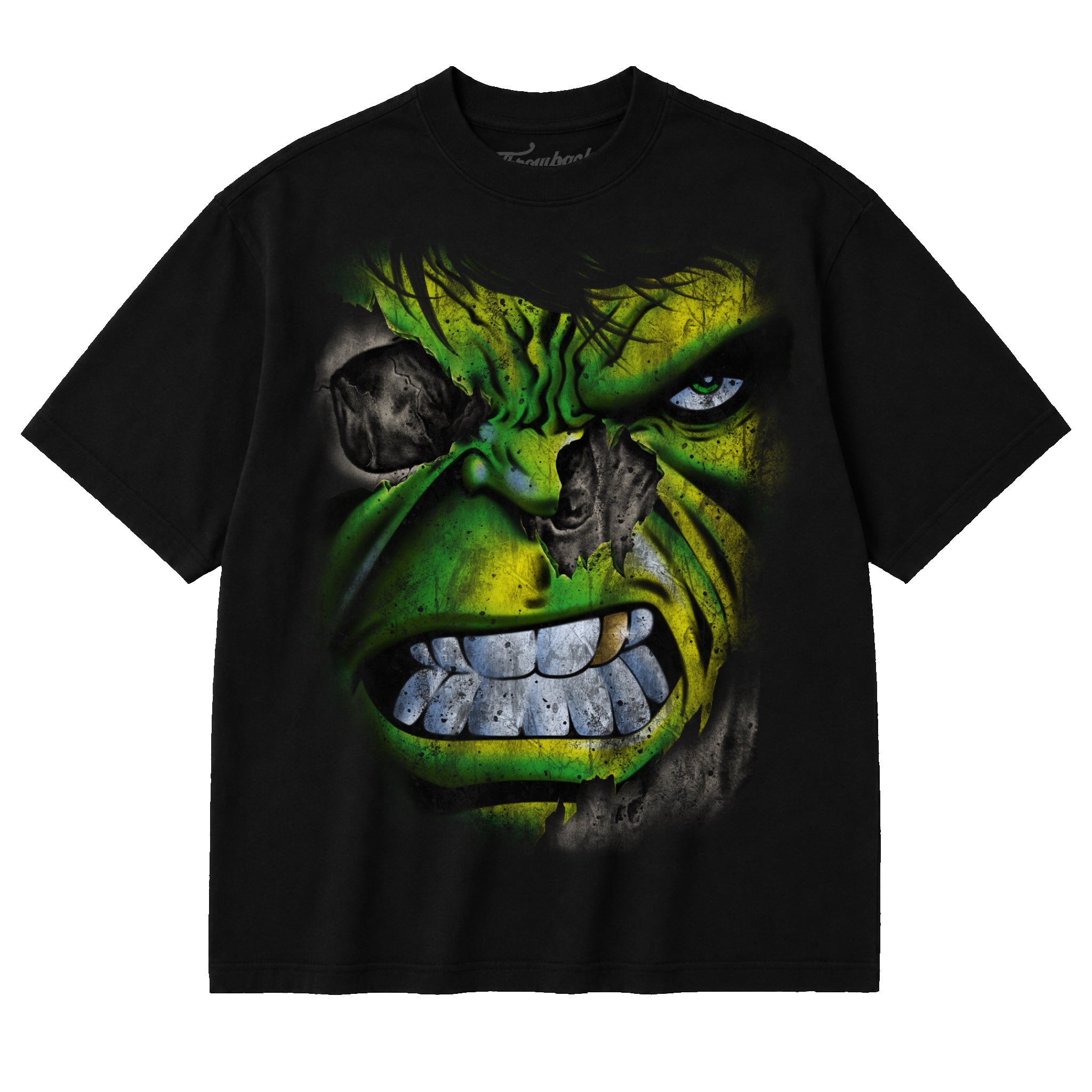 Throwback Hulk Skull - Black (Oversized)