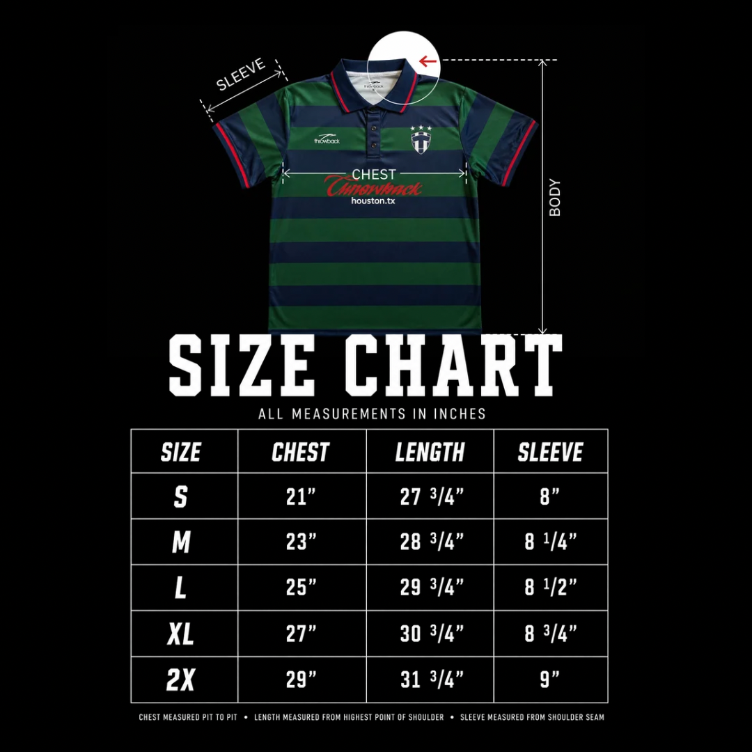 Monterrey Throwback FC Jersey - Navy/Moss