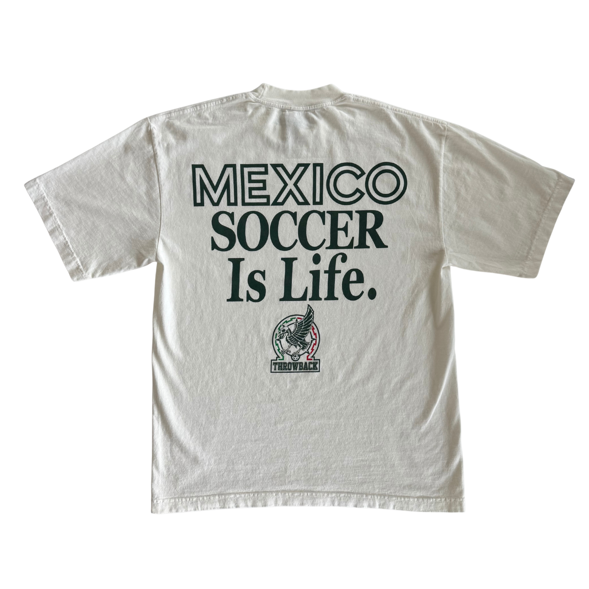Mexico Soccer is Life Tee - Off-White