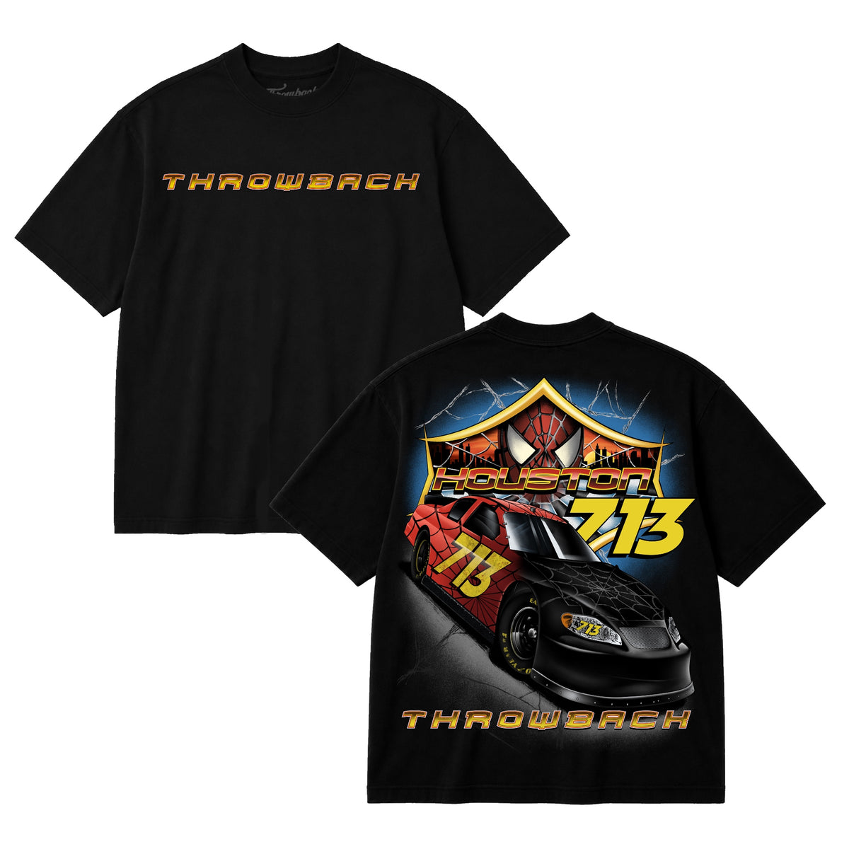 Spidey Racing Throwback Tee (Black)