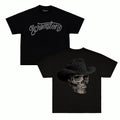 Screwston Rodeo TXfitteds x Throwback Tee - Black (Oversized)