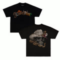 Rodeo DB x TXfitteds x Throwback Tee - Black (Oversized)