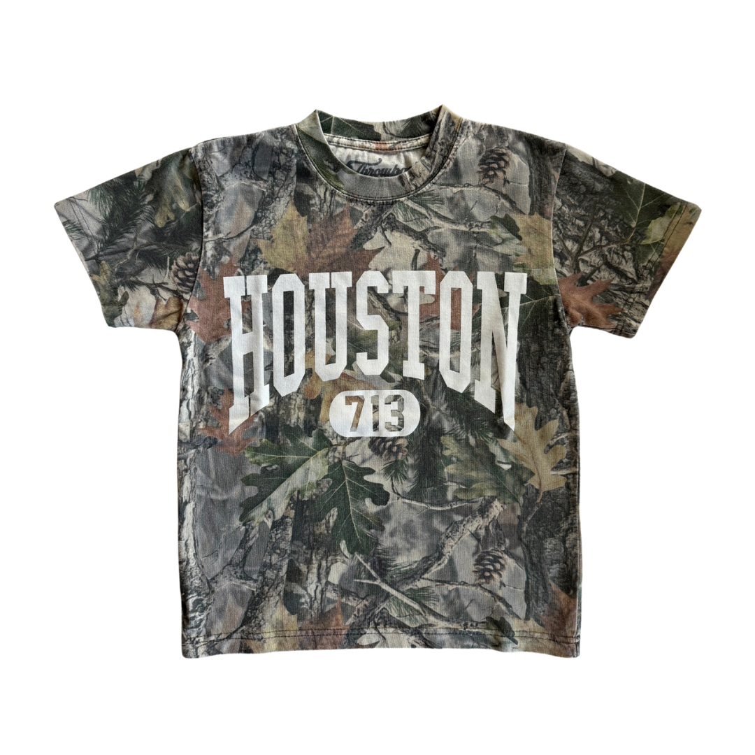 Houston Throwback KIDS Tee (Camo)