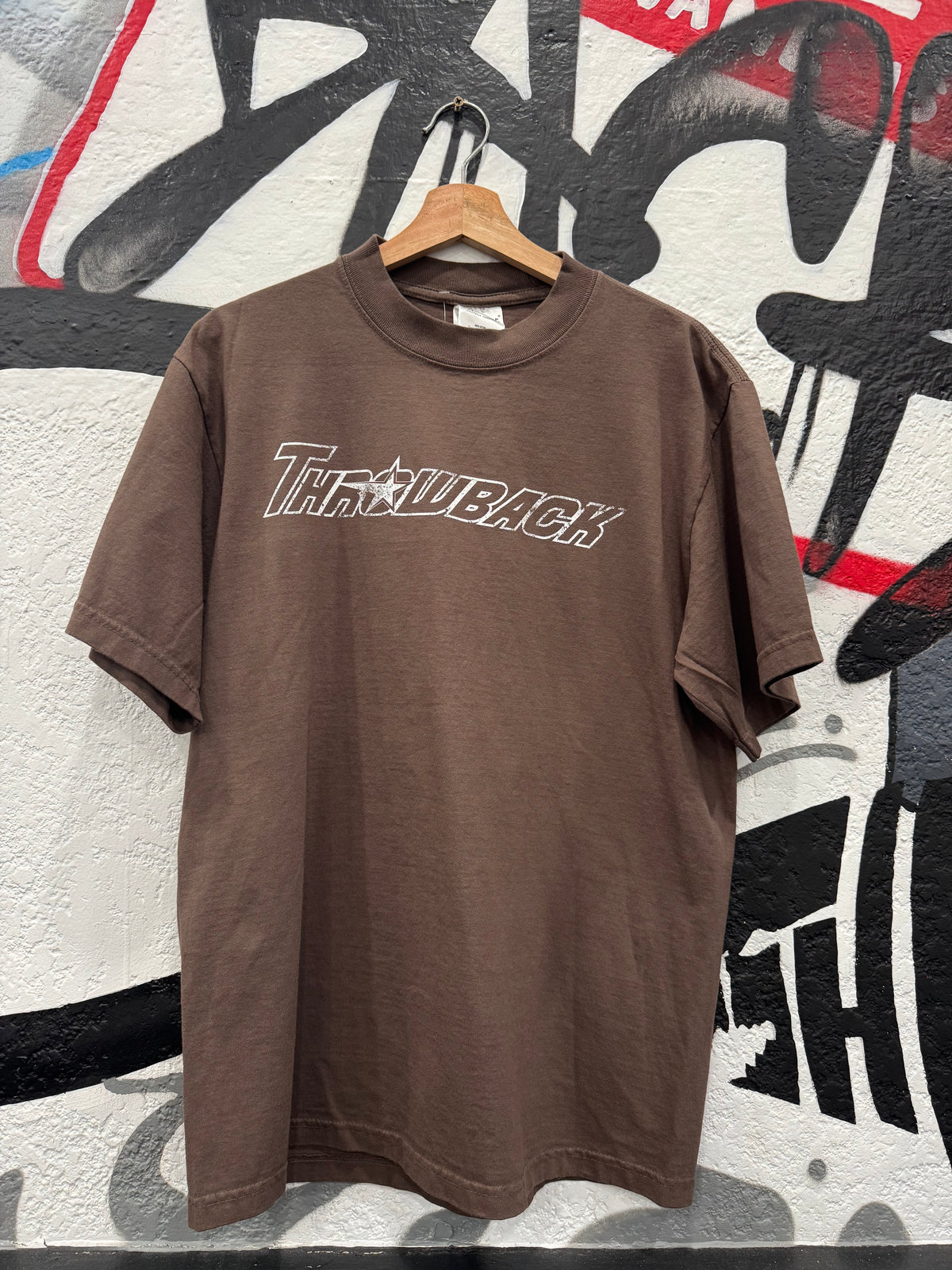 90’s Baseball Mouth Tee (Mocha)