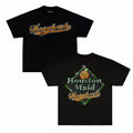 Houston Maid Throwback Tee - Black (Oversized)