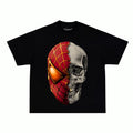 Spidey Skull Throwback Tee - Black (Oversized)