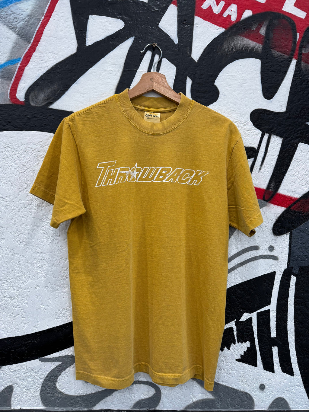 90’s Baseball Mouth Tee (Mustard)