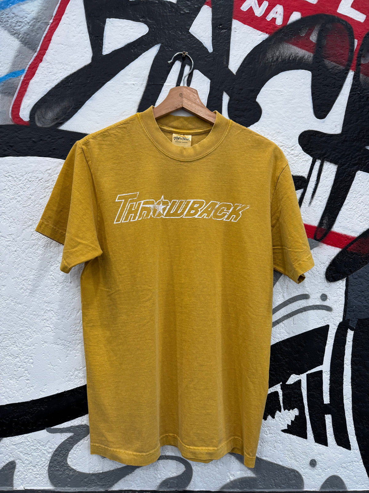 90’s Baseball Mouth Tee (Mustard)