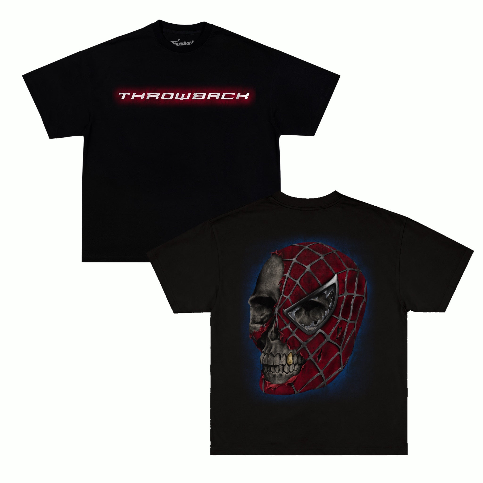 Spidey Throwback Tee - Black (Oversized)
