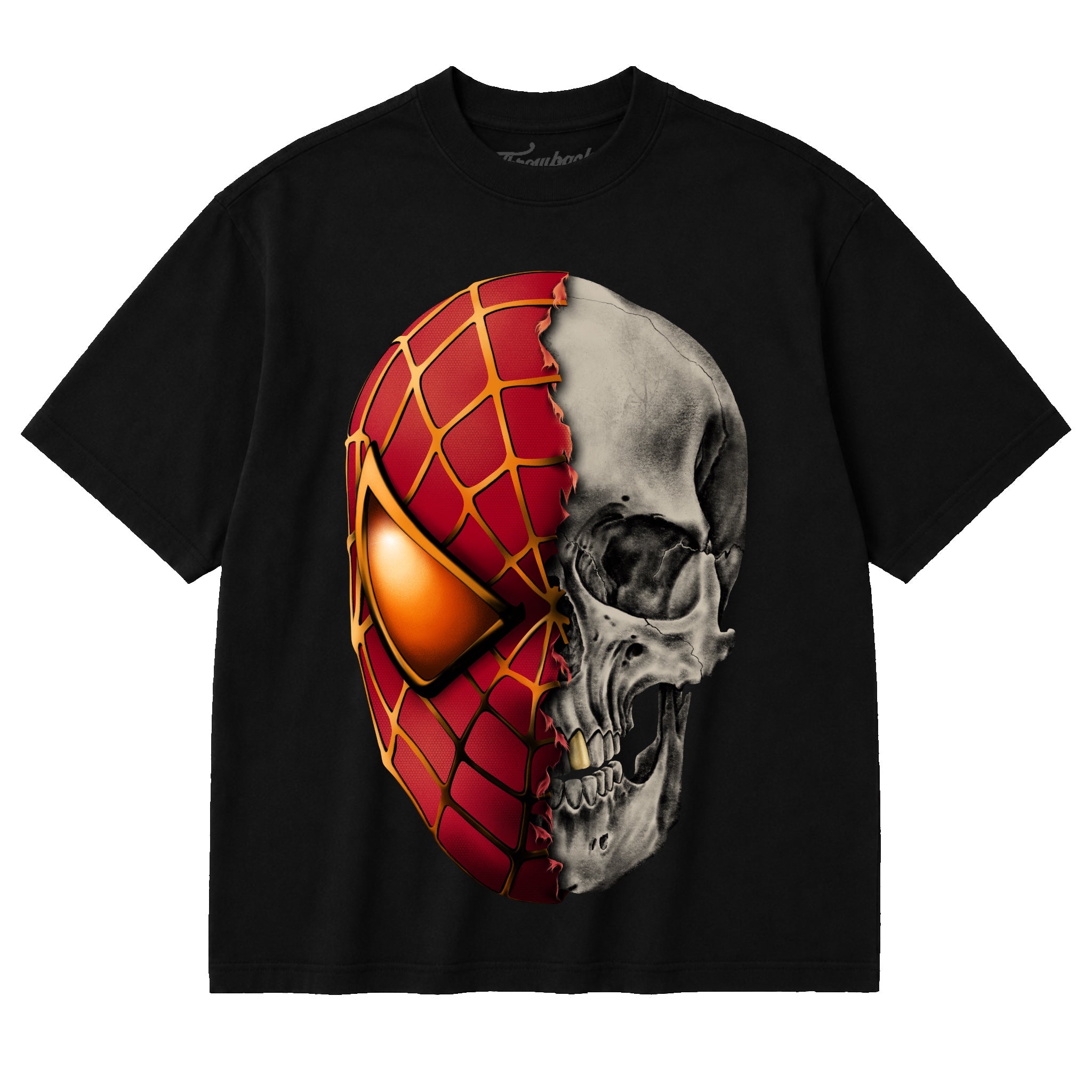 Spidey skull Throwback Tee (Black)