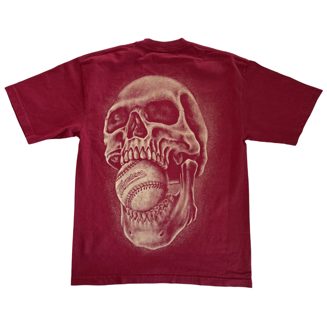 00’s Baseball Mouth Tee - Brick Red