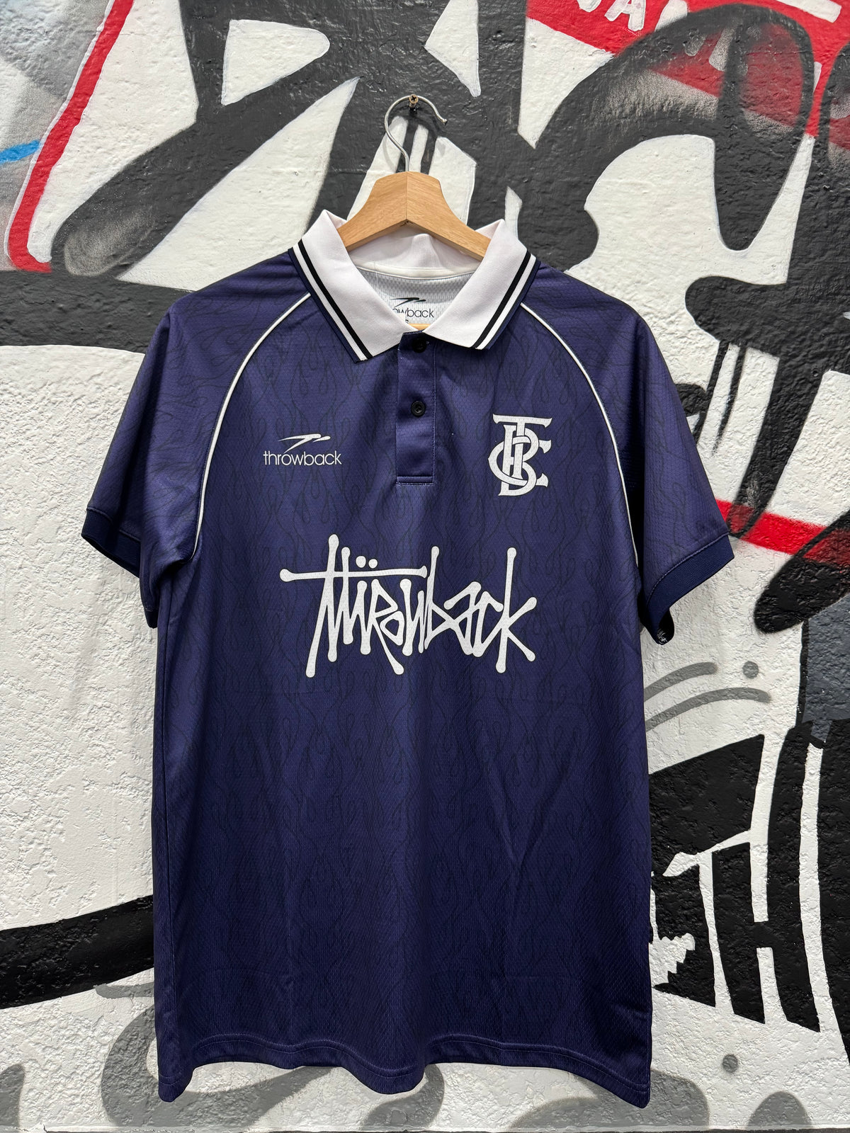 Throwback Purple Flame Soccer Jersey